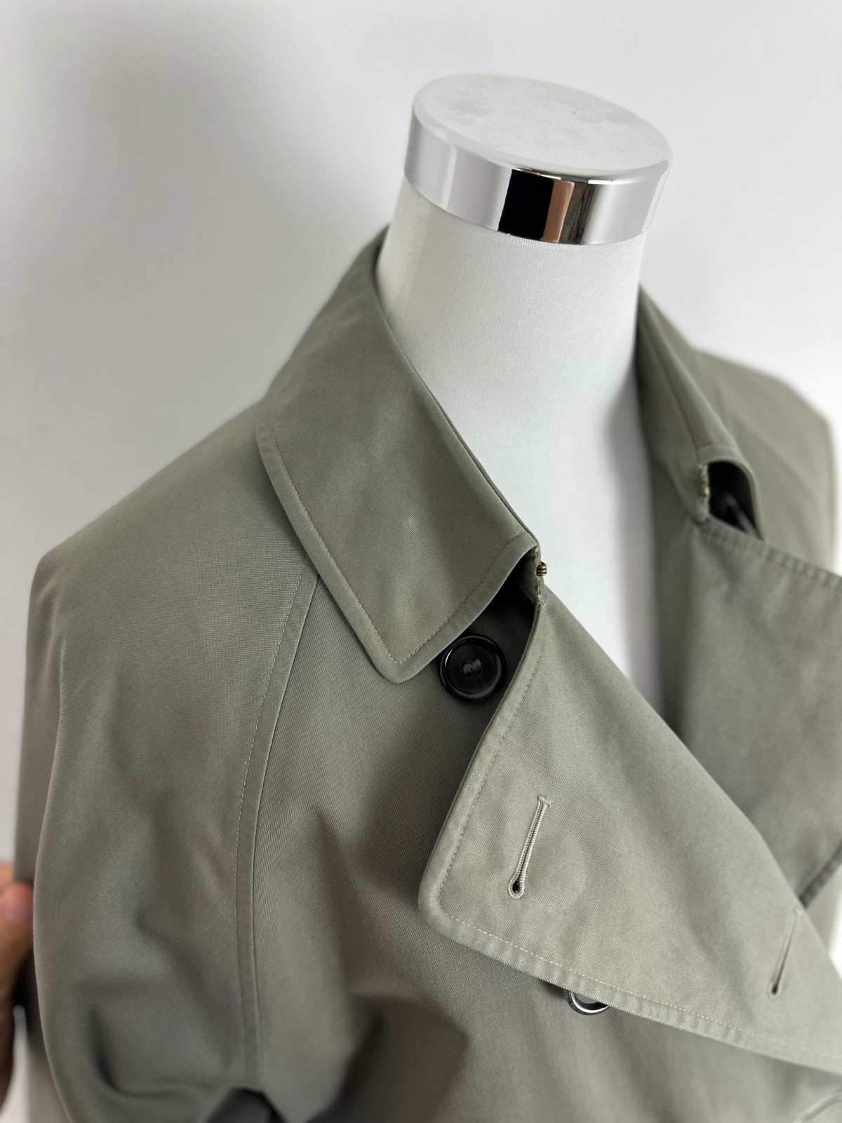 Vintage Burberry Trench Coat Grey Size 14 L