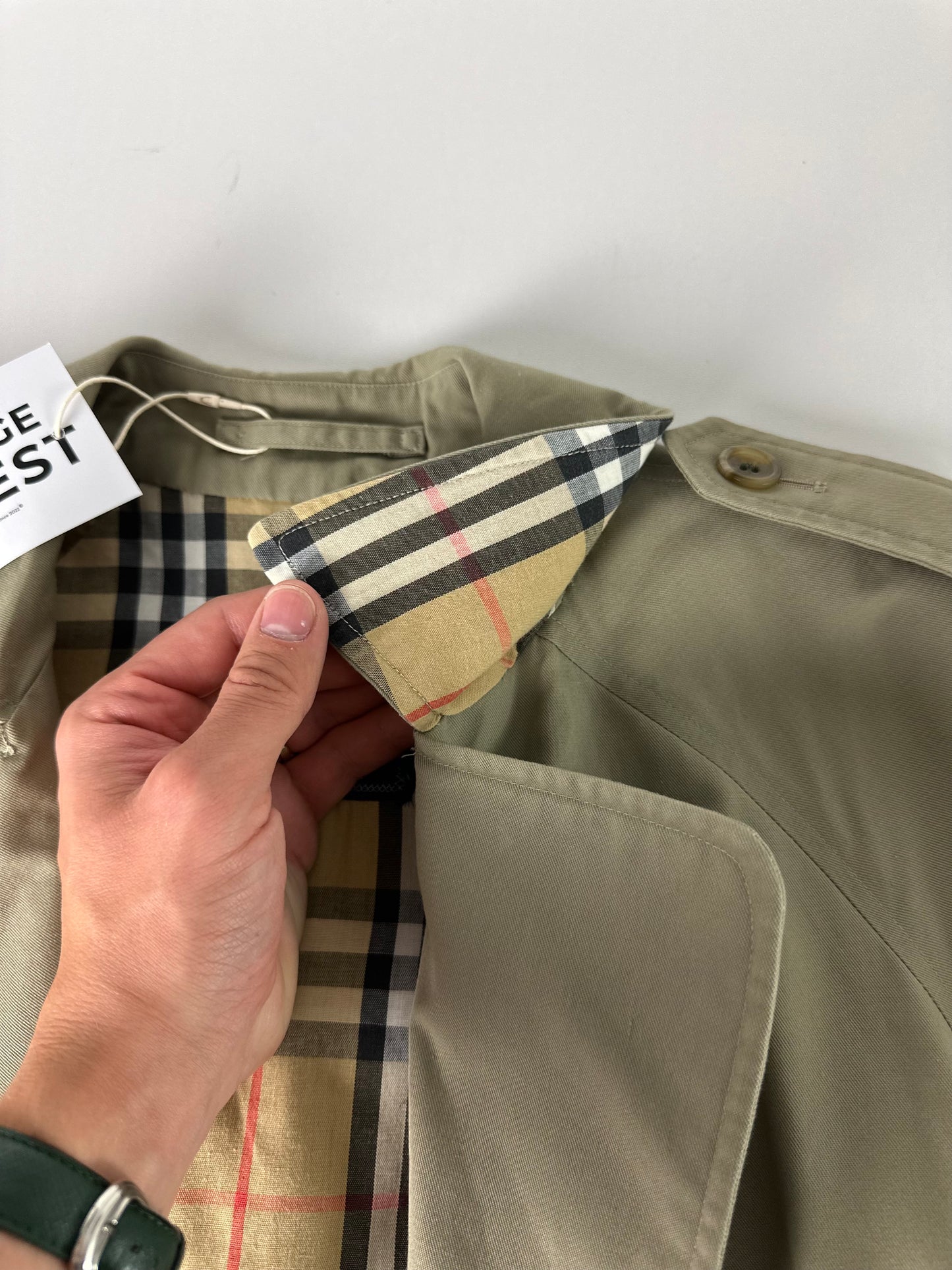 Vintage Burberry Trench Coat Size 14 L