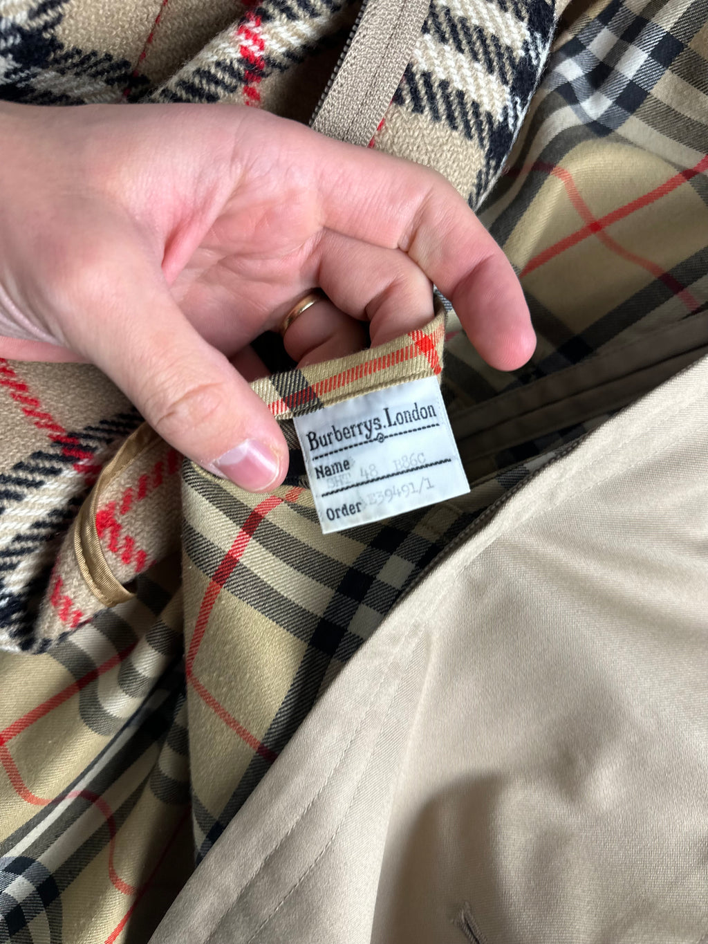 Burberrys Carcoat (48/M) including Inlet