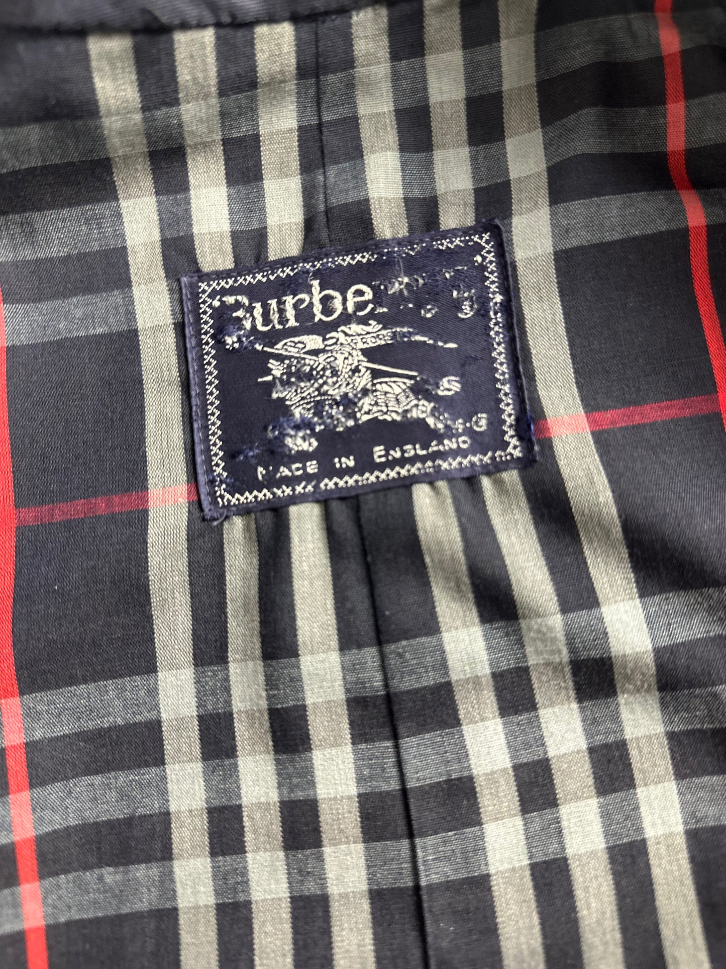 Vintage Burberry Trench Coat Navy Size 44 XS