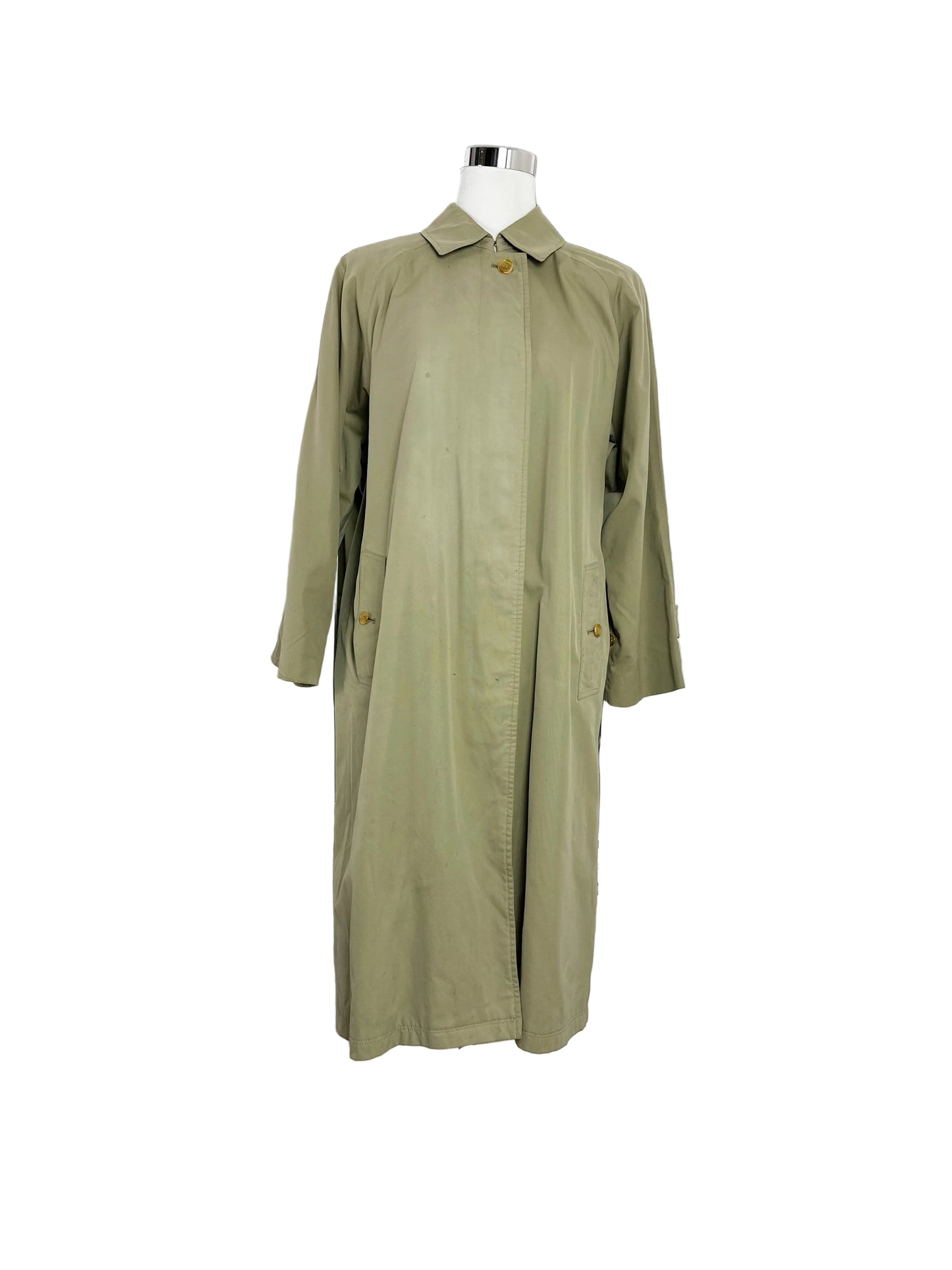 Vintage Burberry Car Coat Size 14 L