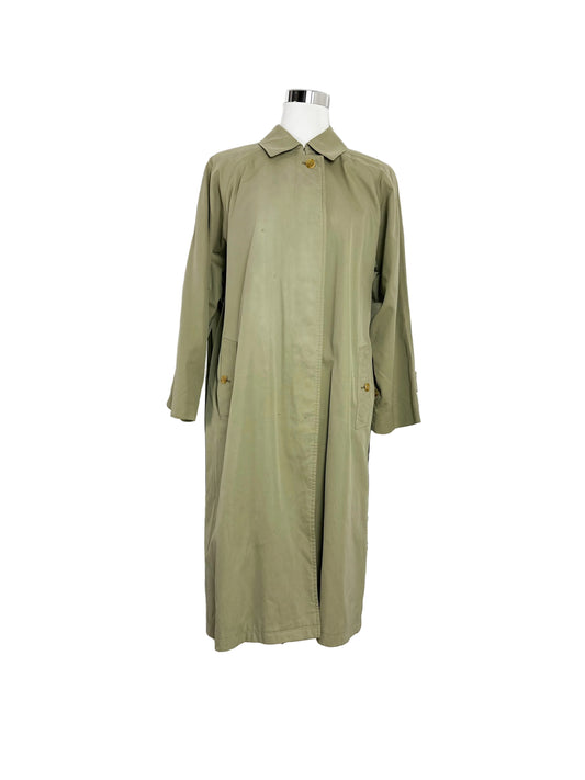 Vintage Burberry Car Coat Size 14 L