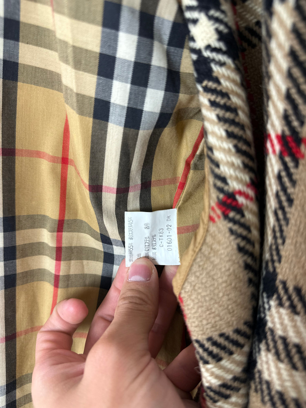 Vintage Burberry Trench Coat Creme Size 10 S With Lining
