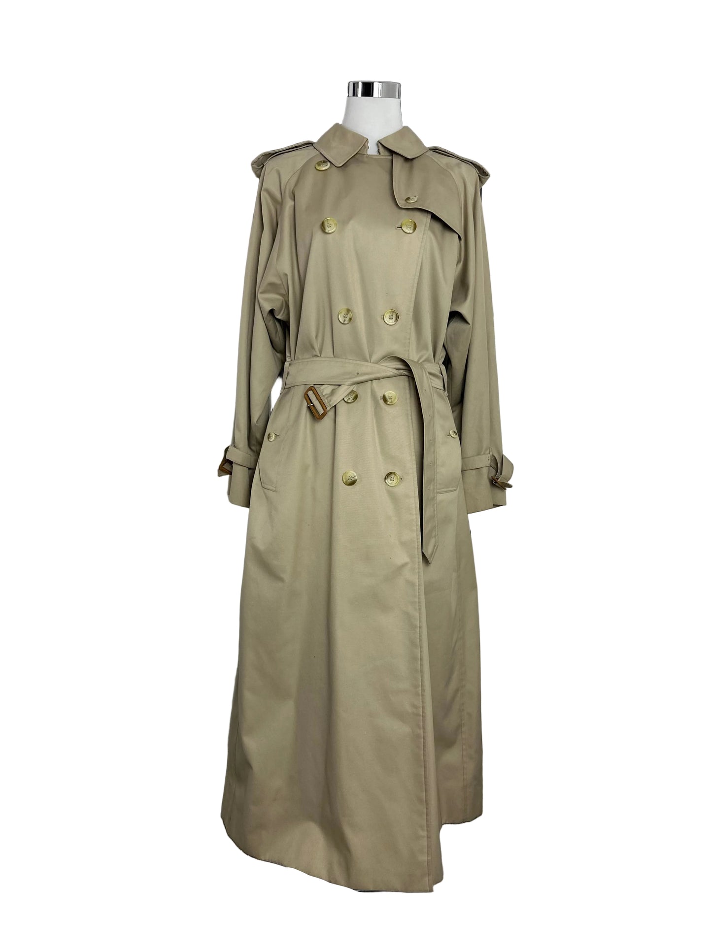 Vintage Burberry Trench Coat Size 16 XL