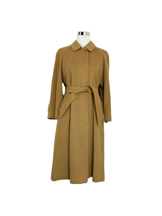 Vintage Burberry Wool Coat Size 10 S