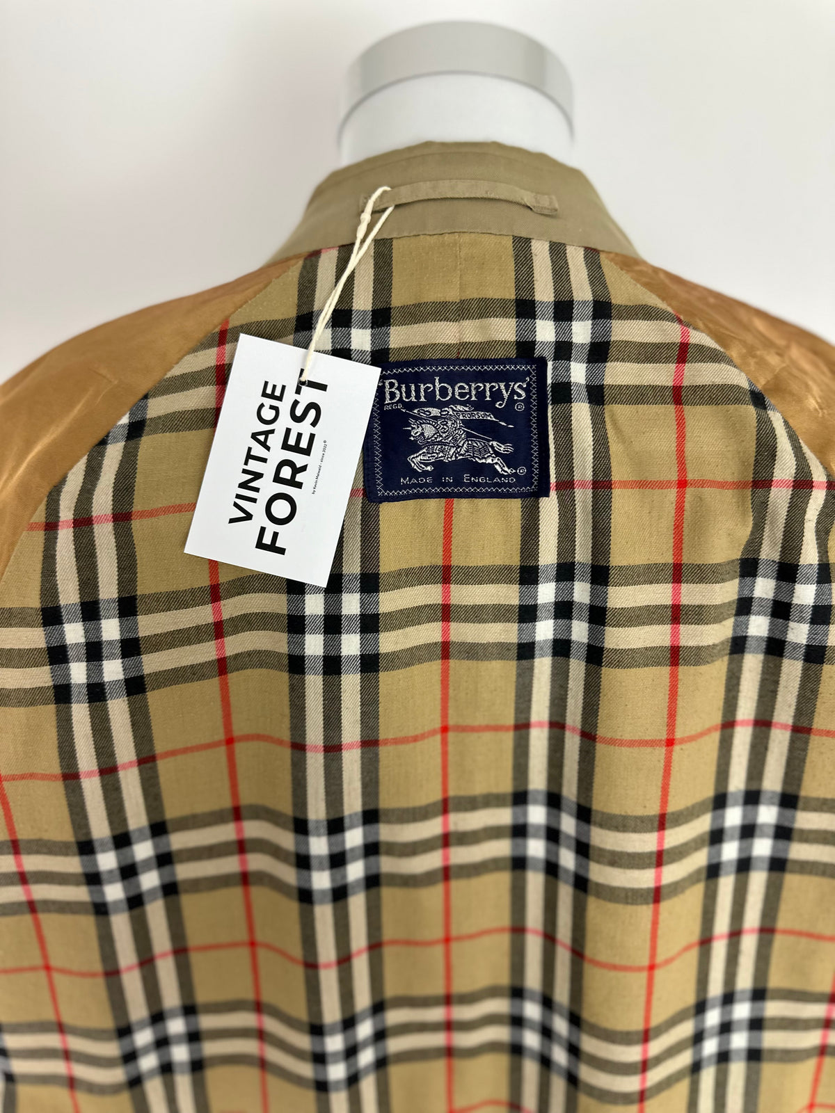 Vintage Burberry Car Coat Beige Size 50 L