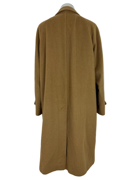Vintage Burberry Wool Coat Brown Size 60 XXXL