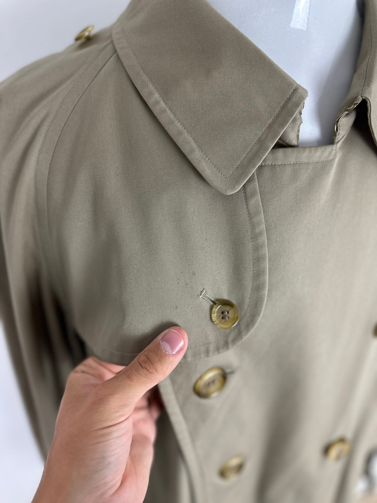 Vintage Burberry Trench Coat Beige Size 56 XL