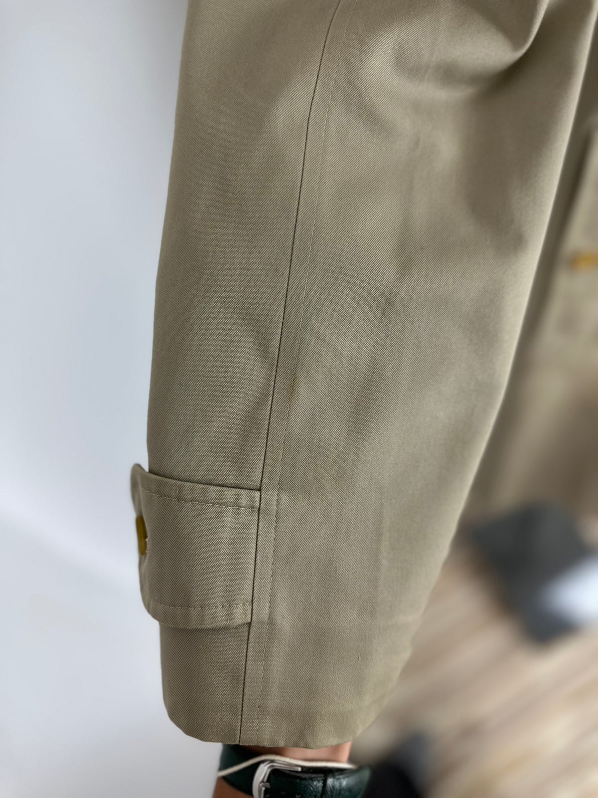 Vintage Burberry Car Coat Beige Size 46 S