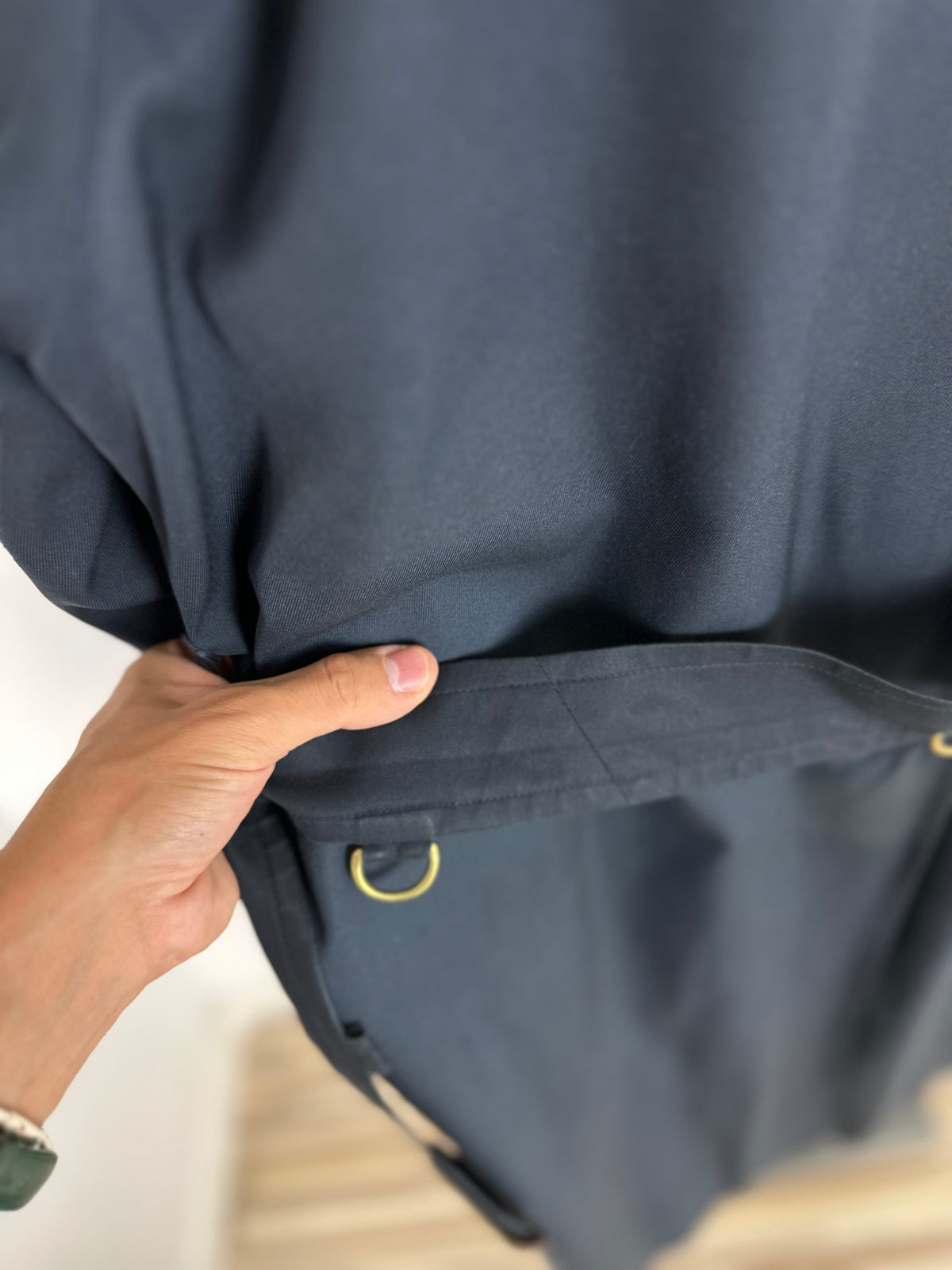 Vintage Burberry Trench Coat Navy Size 56 XL