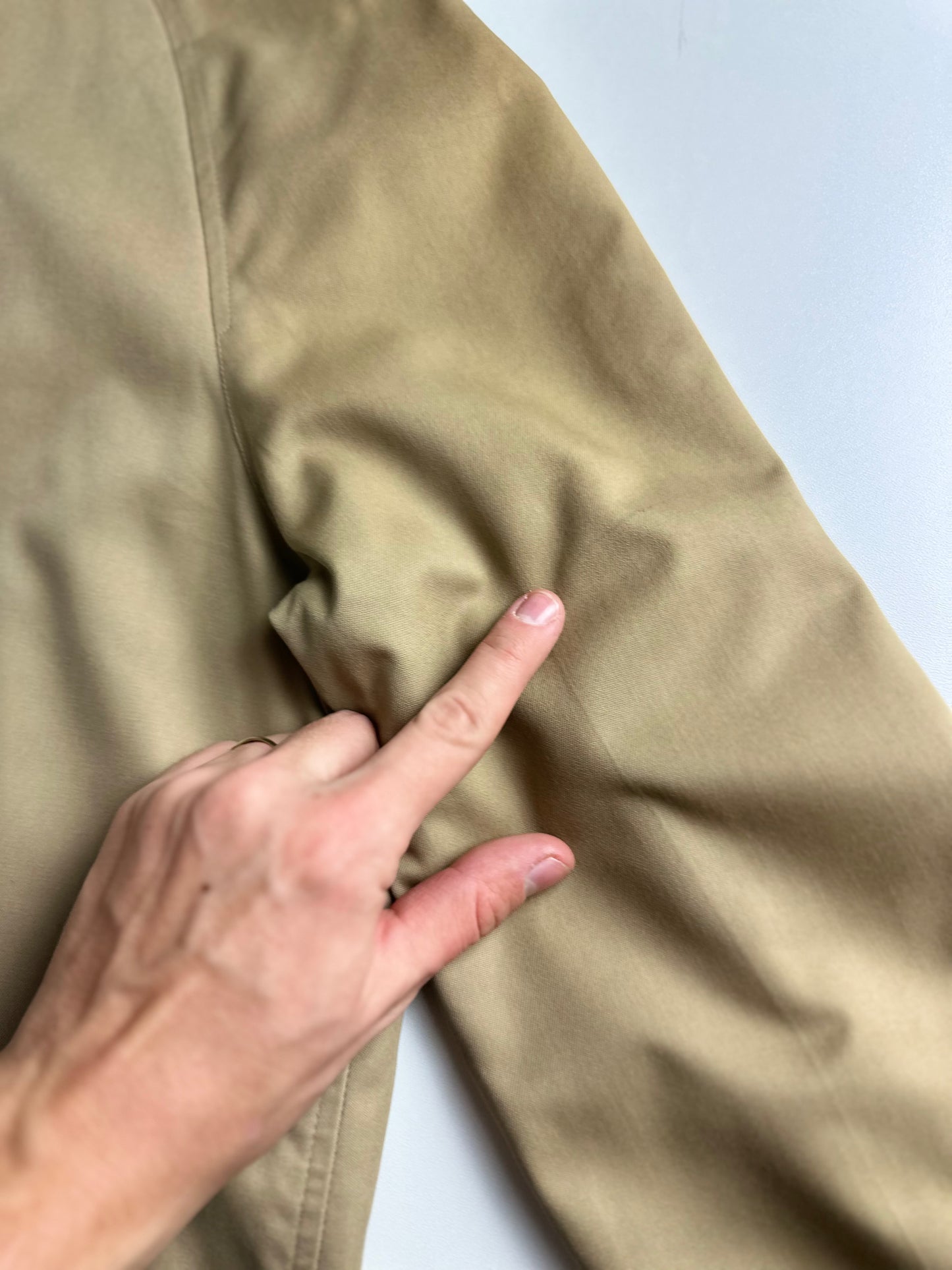 Vintage Burberry Car Coat Beige Size 14 L