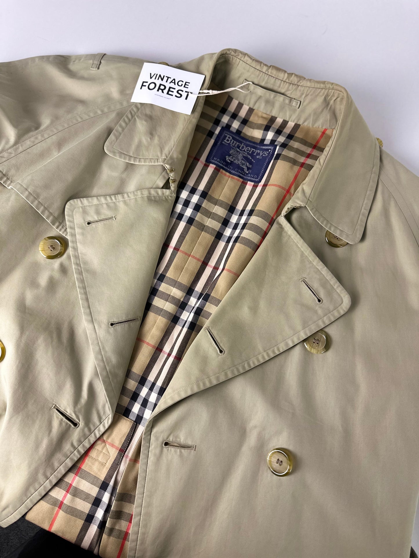 Vintage Burberry Trench Coat Size 48 M