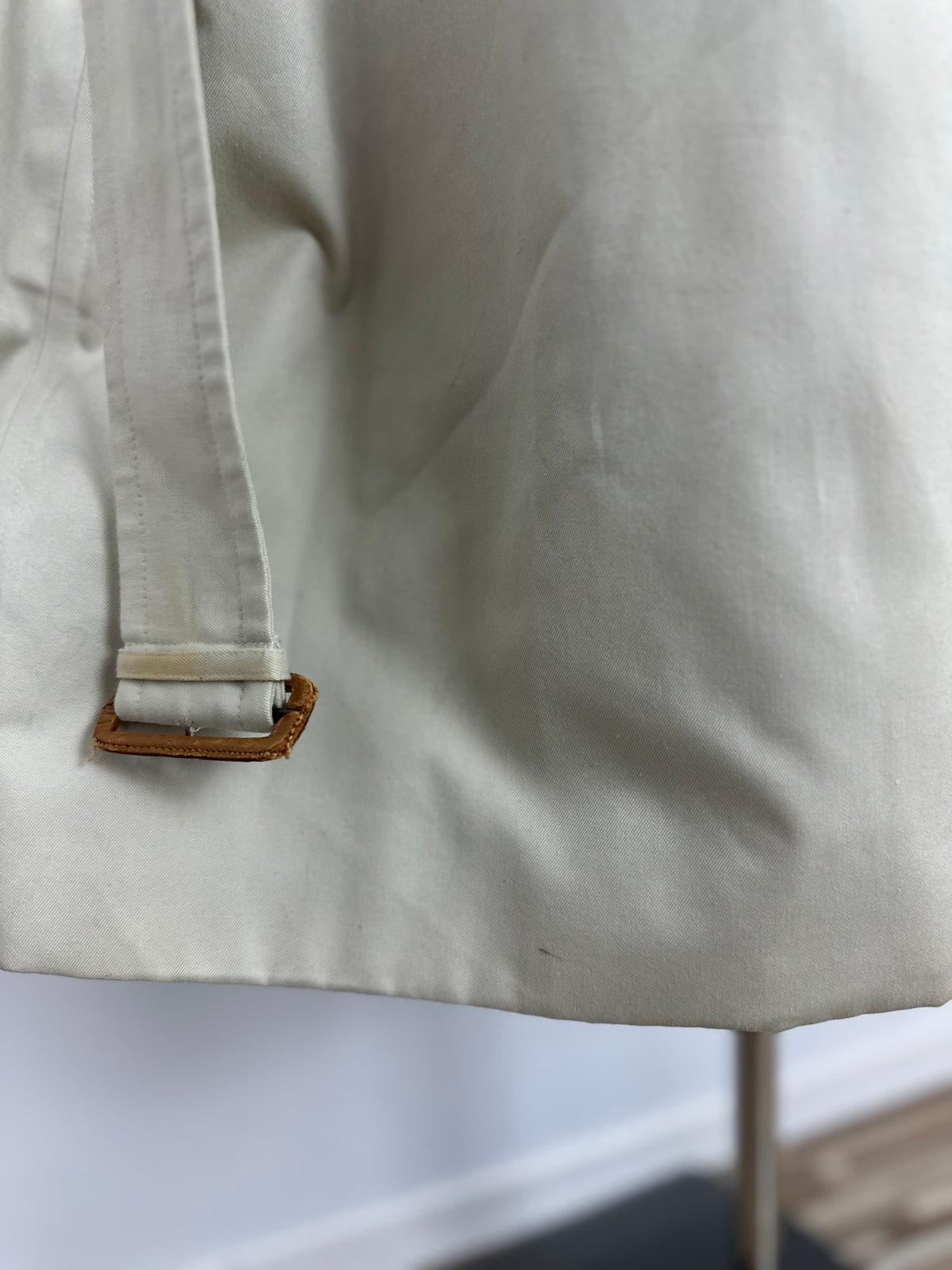 Vintage Burberry Trench Coat Creme Size 58 XXL