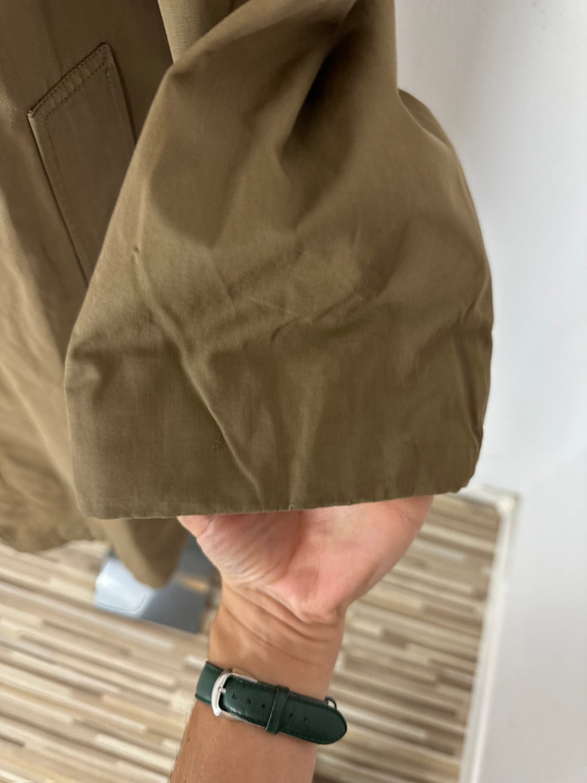 Vintage Burberry Car Coat Brown Size 52 L