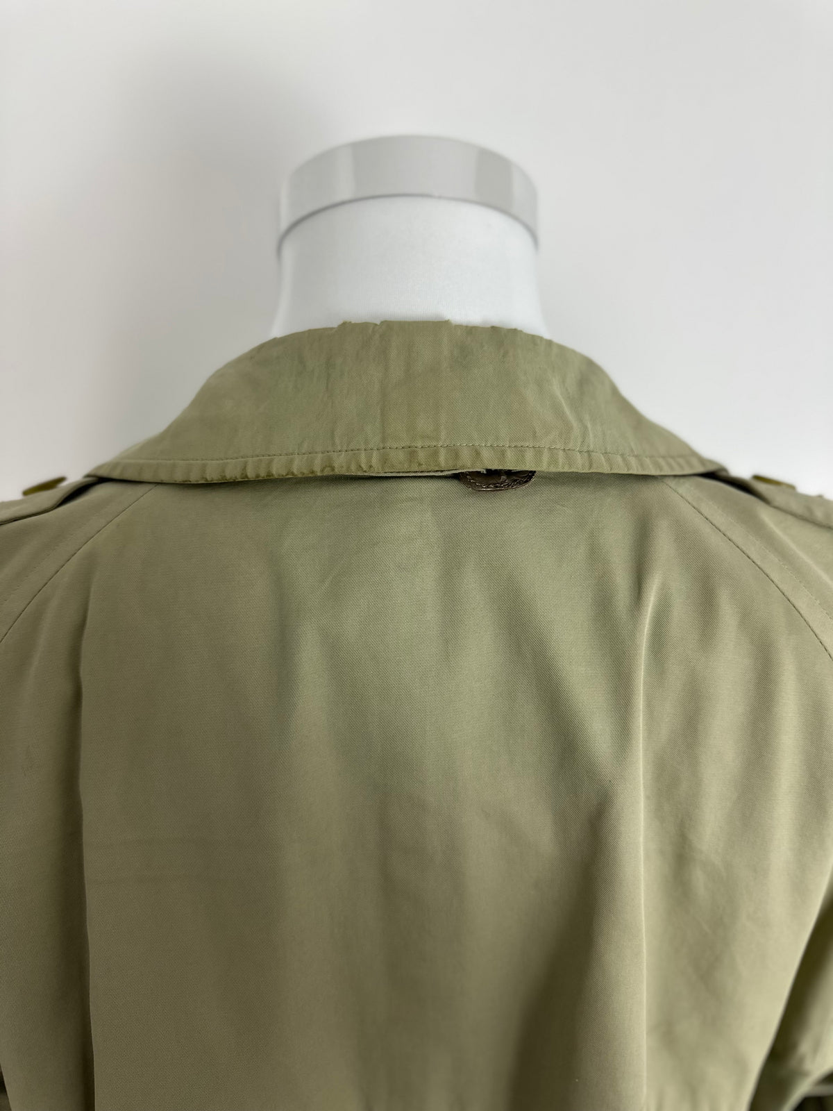 Vintage Burberry Trench Coat Oliv Size 58 XXL