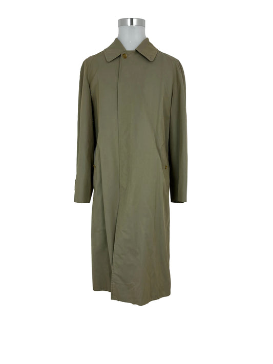 Vintage Burberry Car Coat Oliv Size 52 L