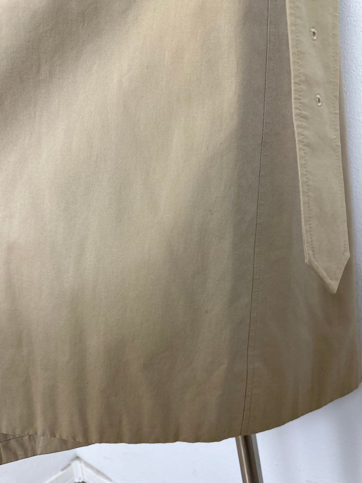 Vintage Burberry Trench Coat Beige Size 12 M