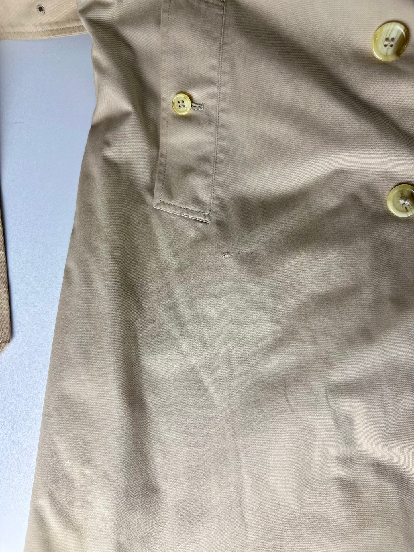 Vintage Burberry Trench Coat Size 12 M