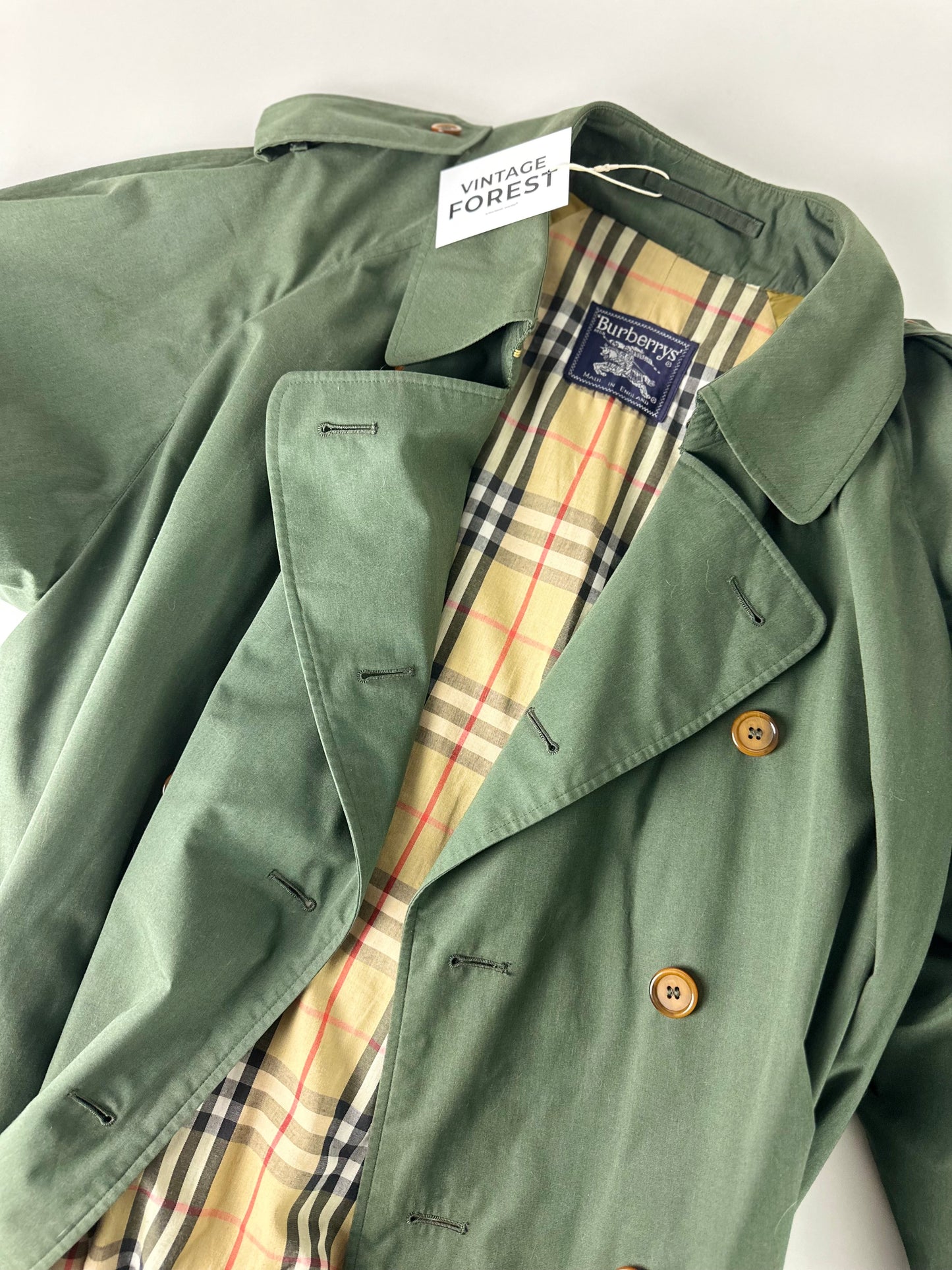 Vintage Burberry Trench Coat Size 58 XXL