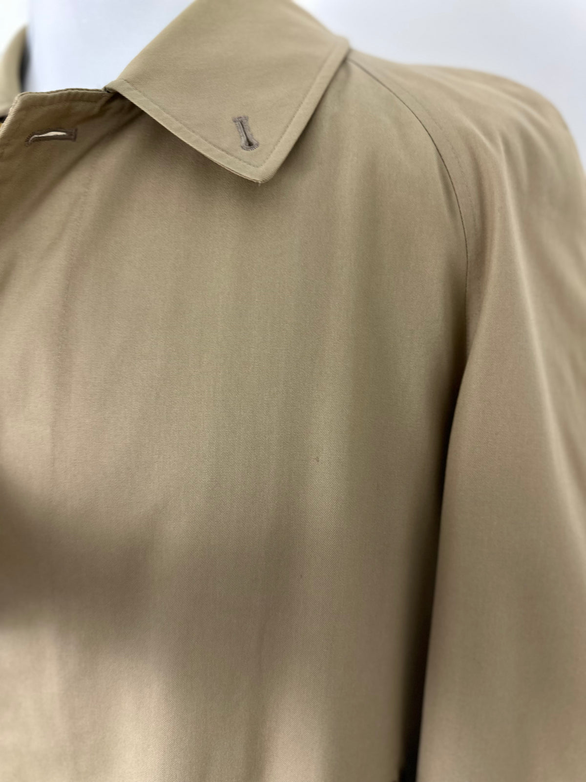 Vintage Burberry Car Coat Beige Size 48 M With Lining