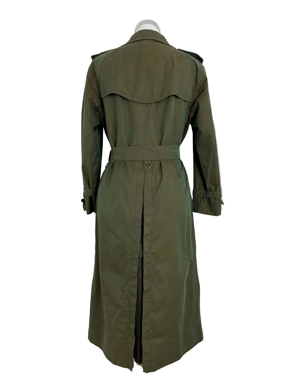 Vintage Burberry Trench Coat Khaki Size 10 S