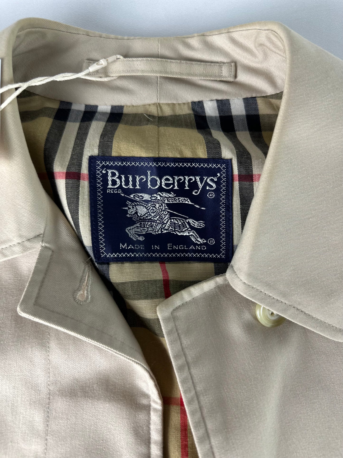 Vintage Burberry Car Coat Size 12 M