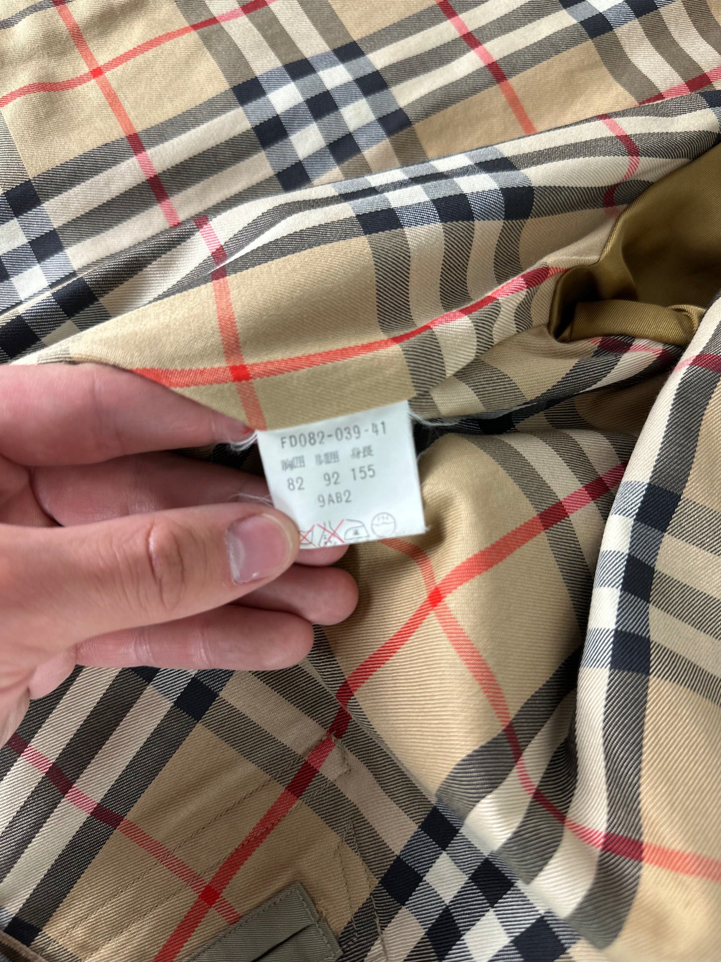 Vintage Burberry Trench Coat Size 8 XS
