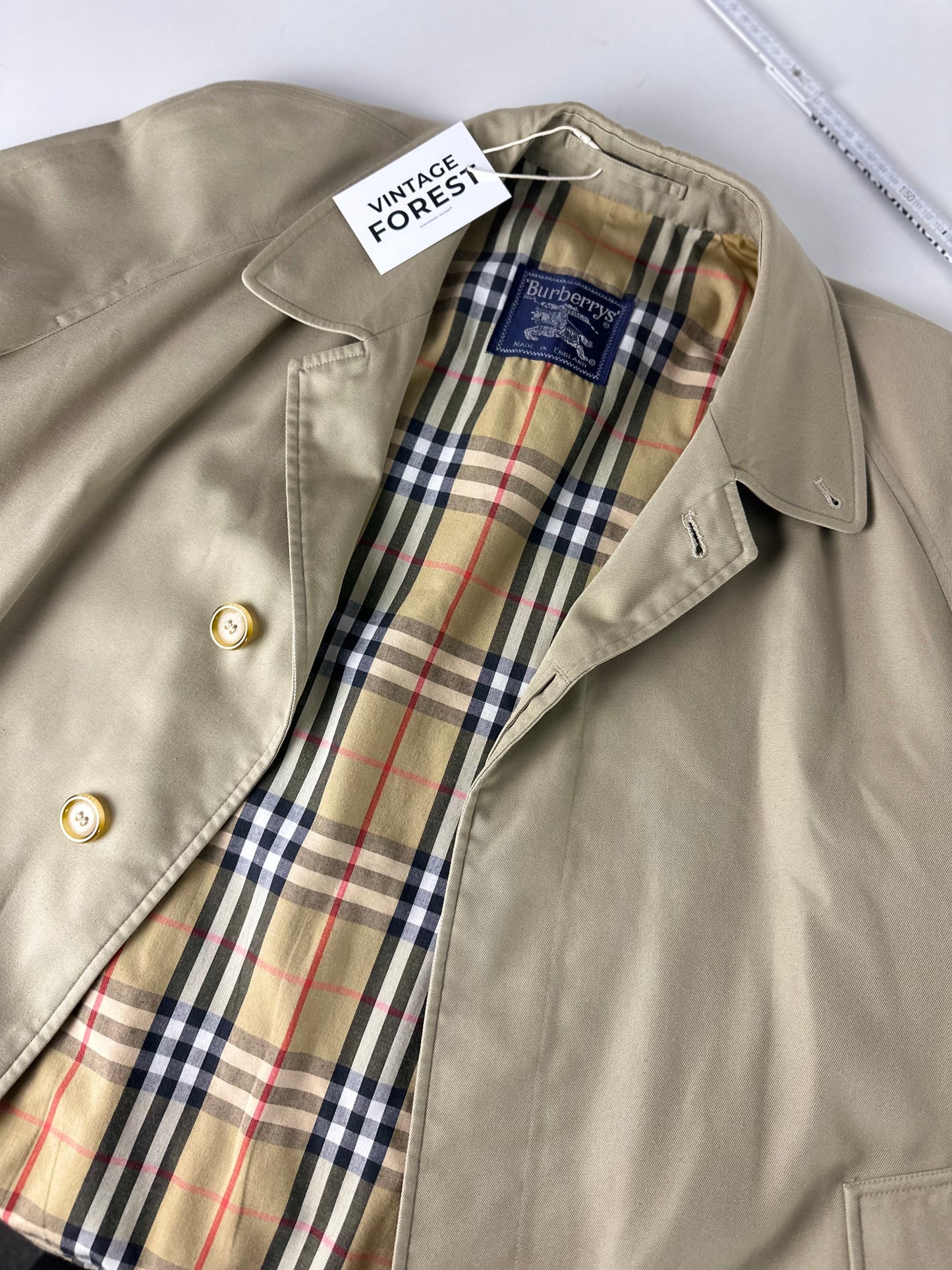 Vintage Burberry Car Coat Size 50 L
