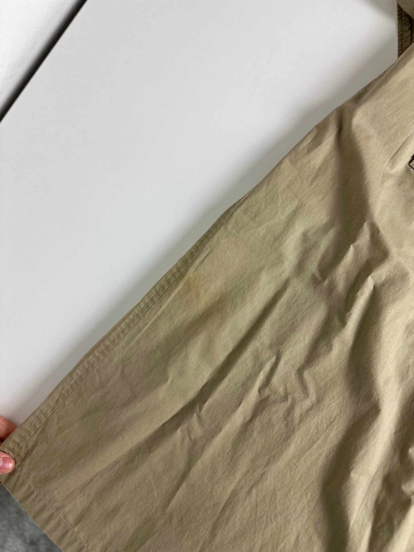 Vintage Burberry Car Coat Beige Size 56 XL