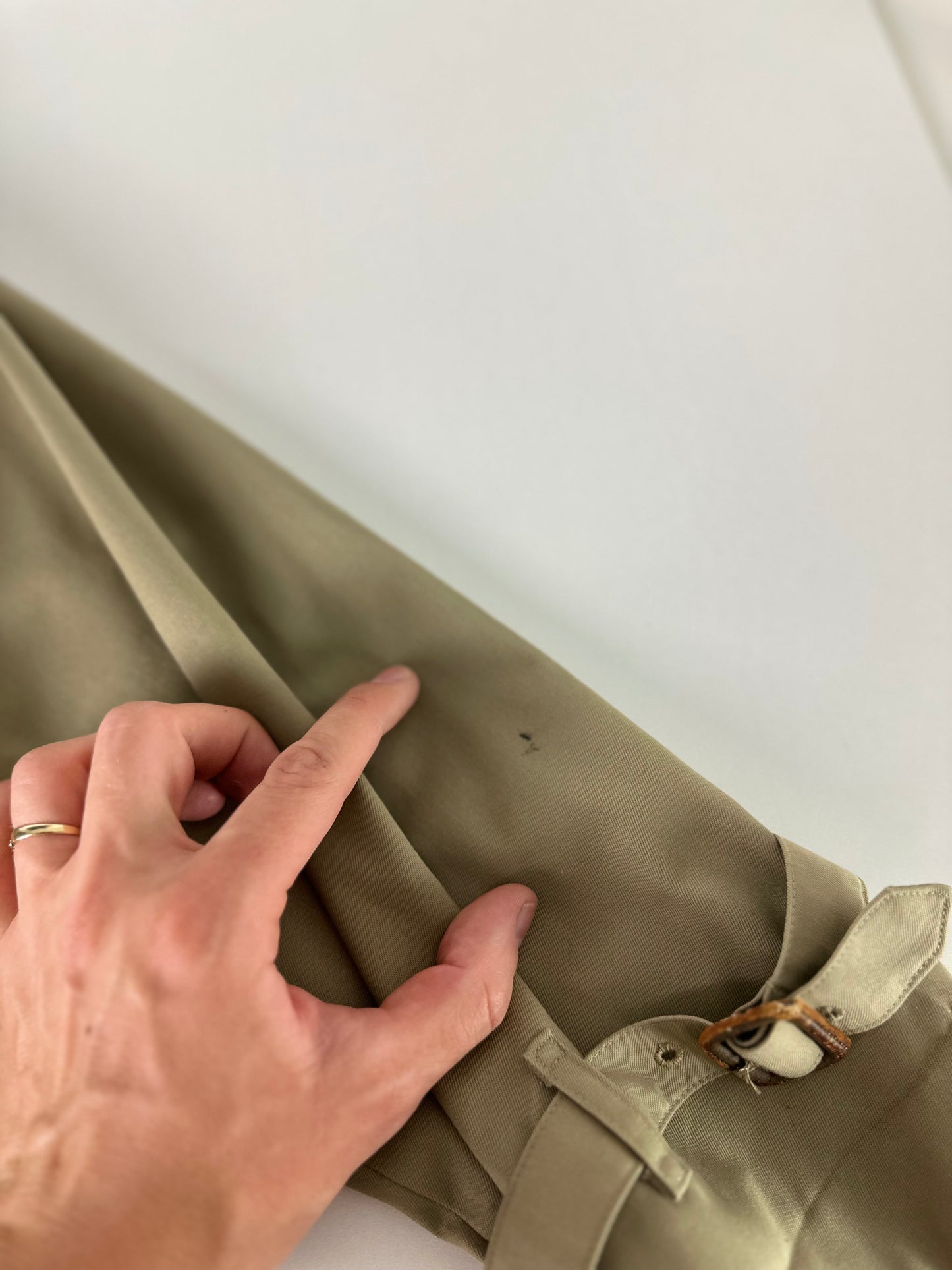 Vintage Burberry Trench Coat Size 10 S
