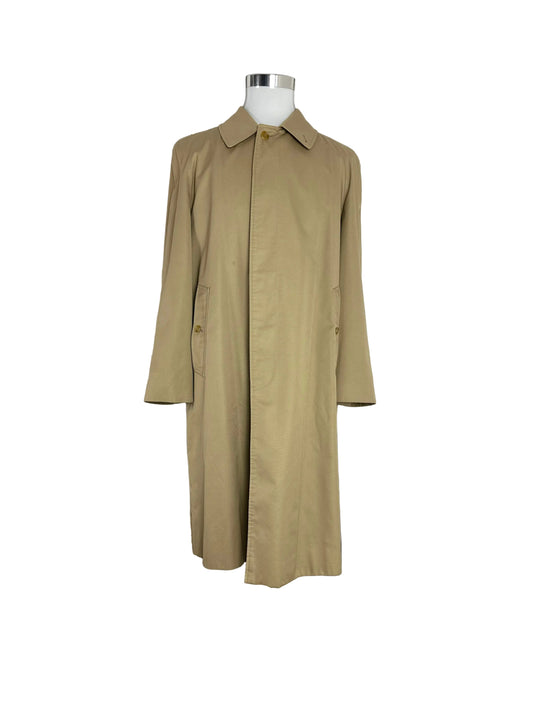 Vintage Burberry Car Coat Size 48 M With Lining