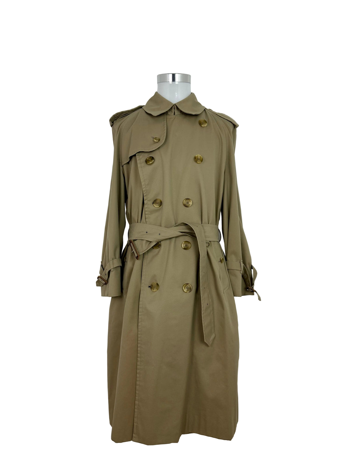Vintage Burberry Trench Coat Beige Size 54 XL