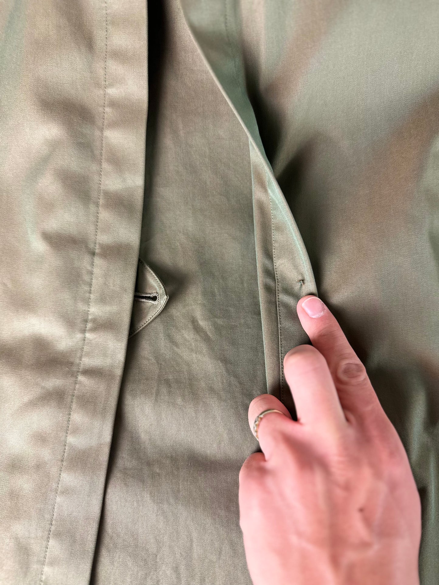 Vintage Burberry Trench Coat Size 46 S