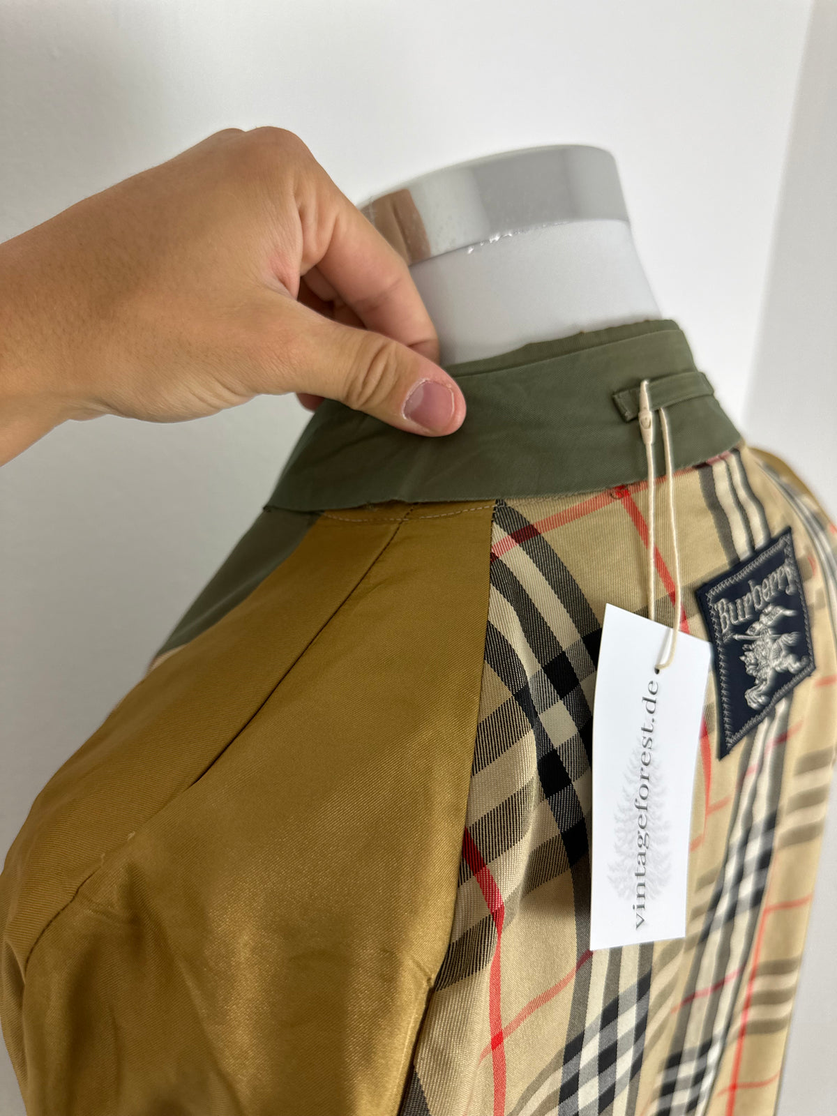 Vintage Burberry Car Coat Khaki Size 50 L