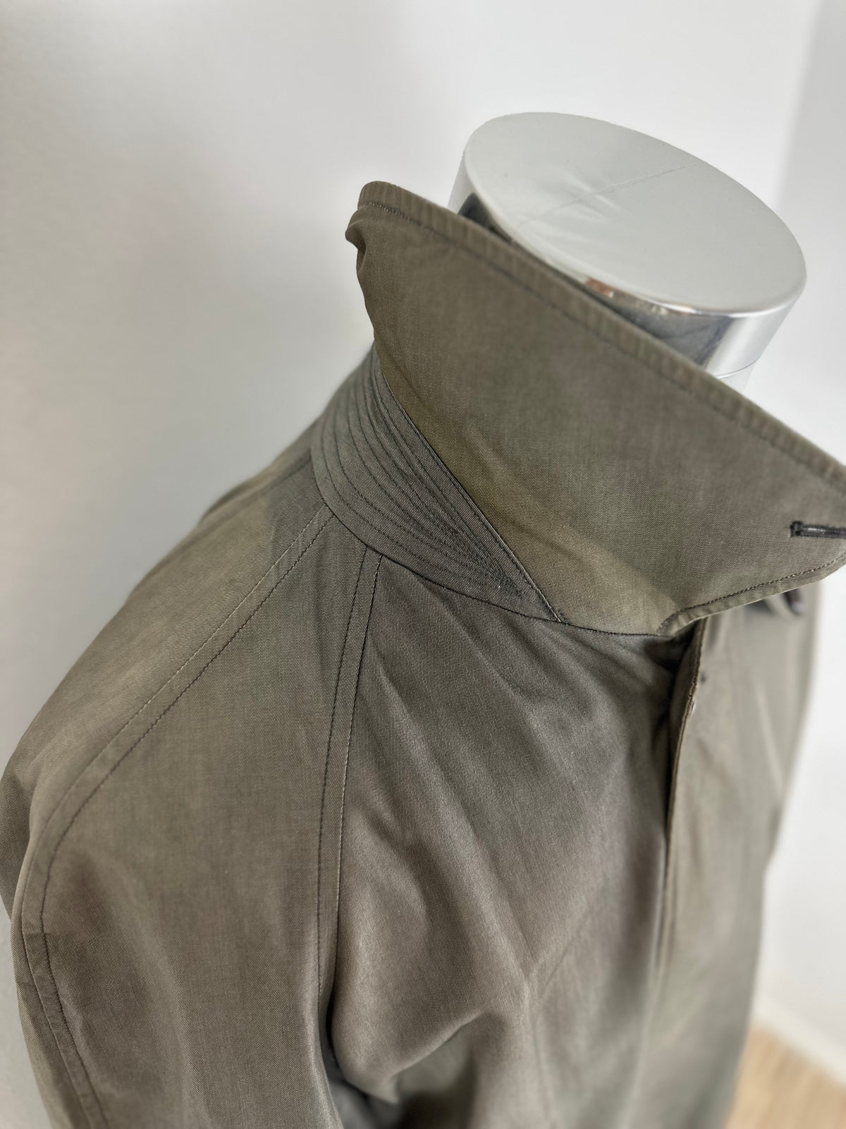 Vintage Burberry Car Coat Grey Size 50 L