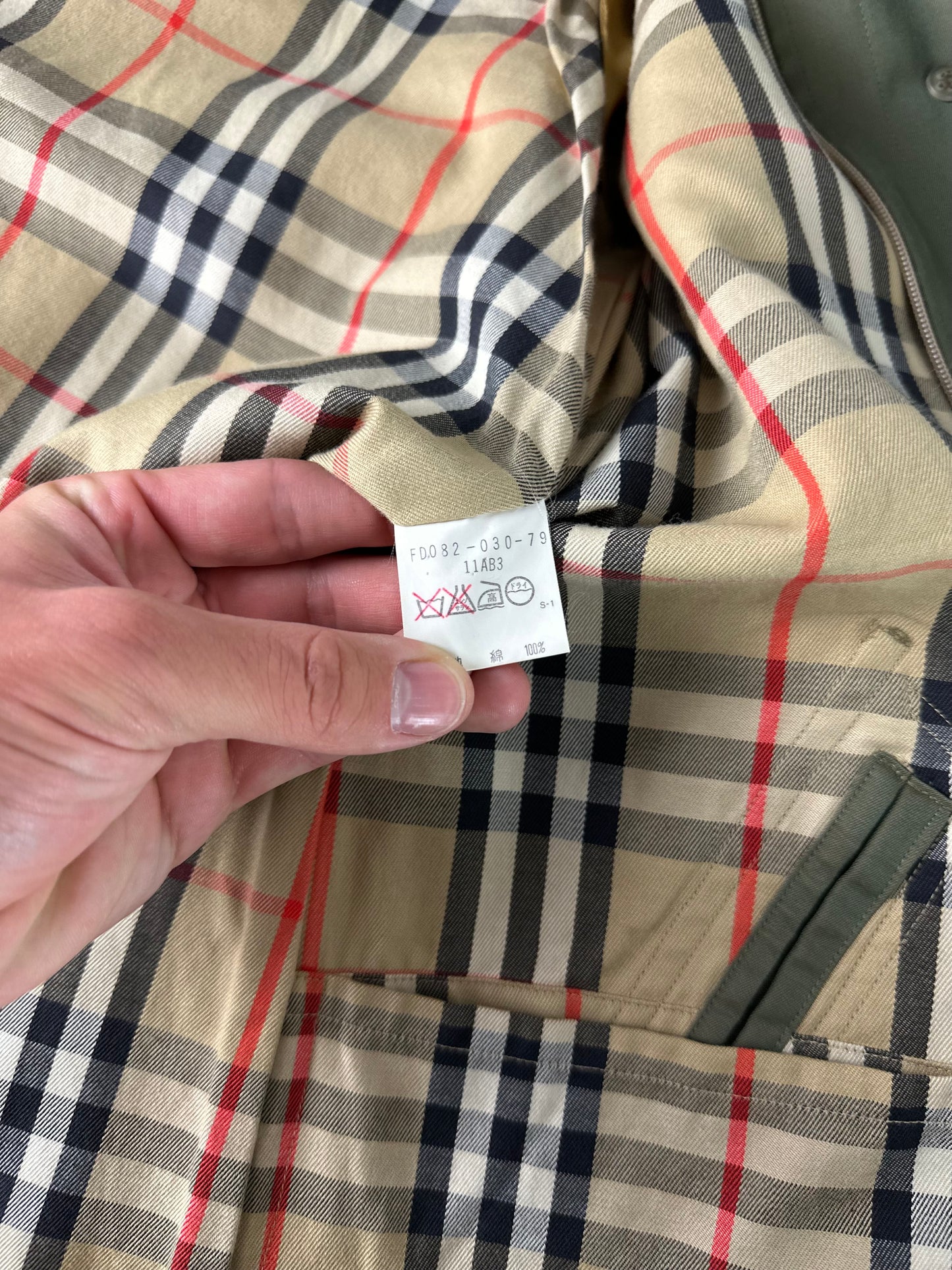 Vintage Burberry Trench Coat Size 12 M