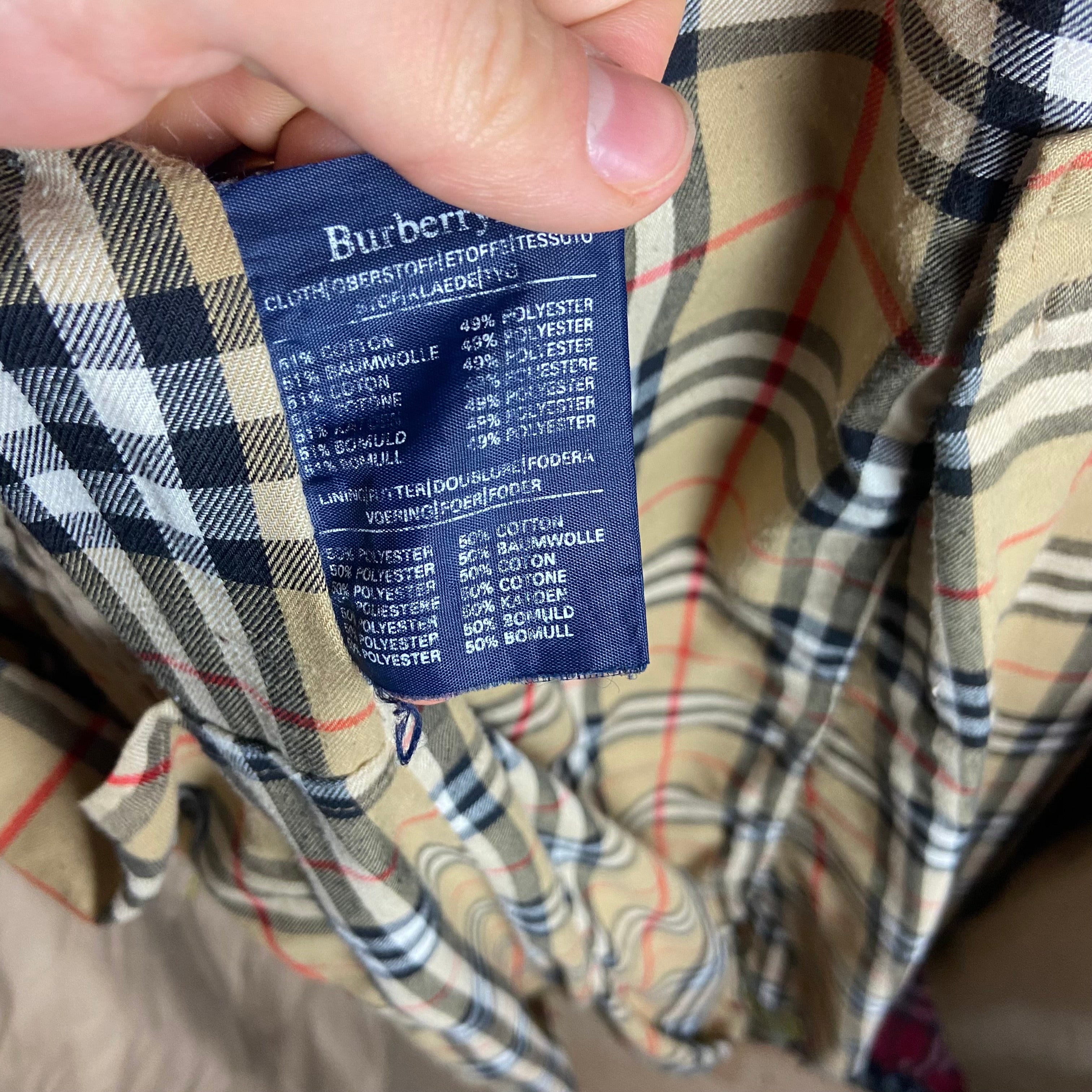 Burberry Trenchcoat Size 50/L