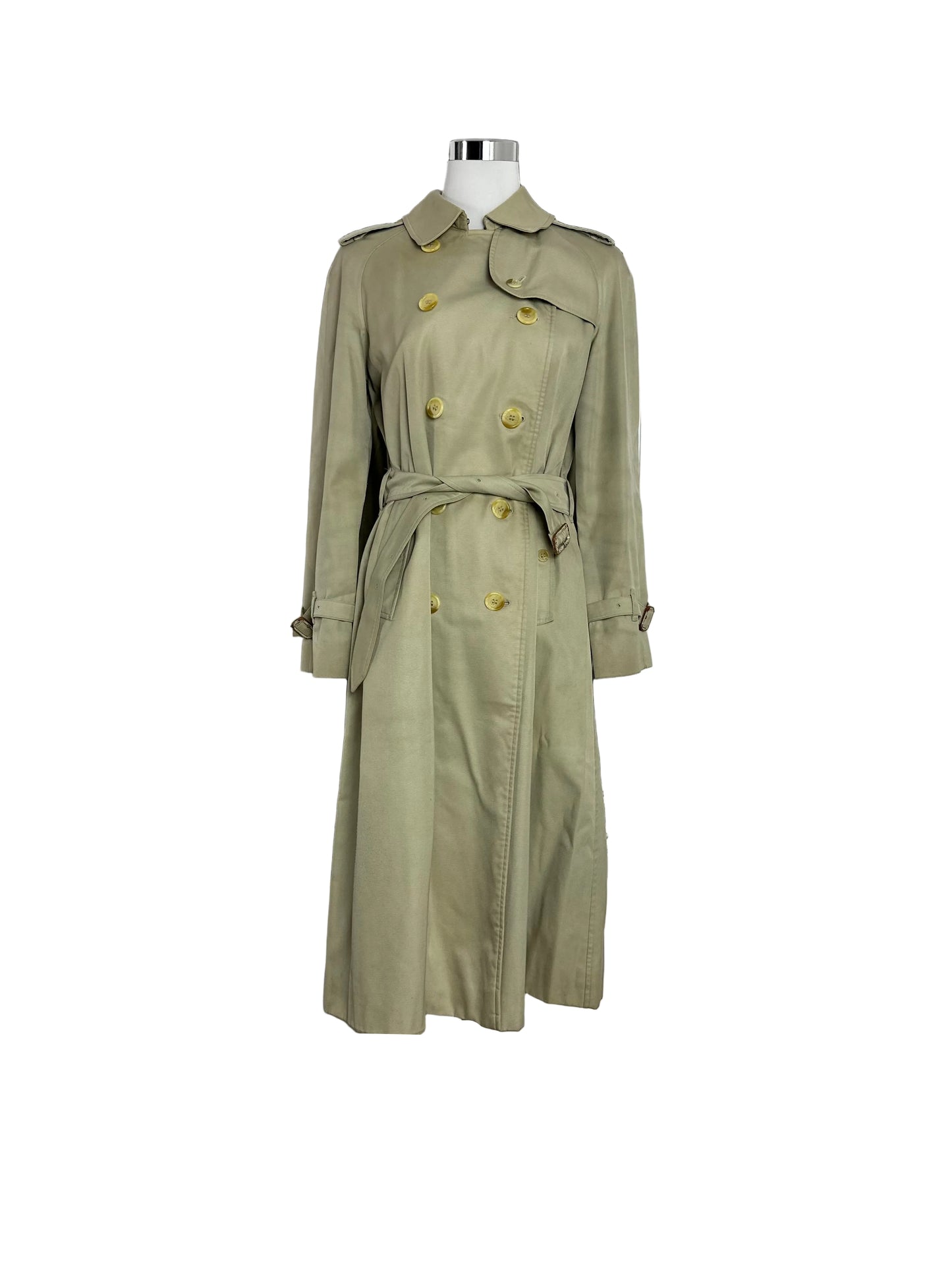 Vintage Burberry Trench Coat Size 10 S