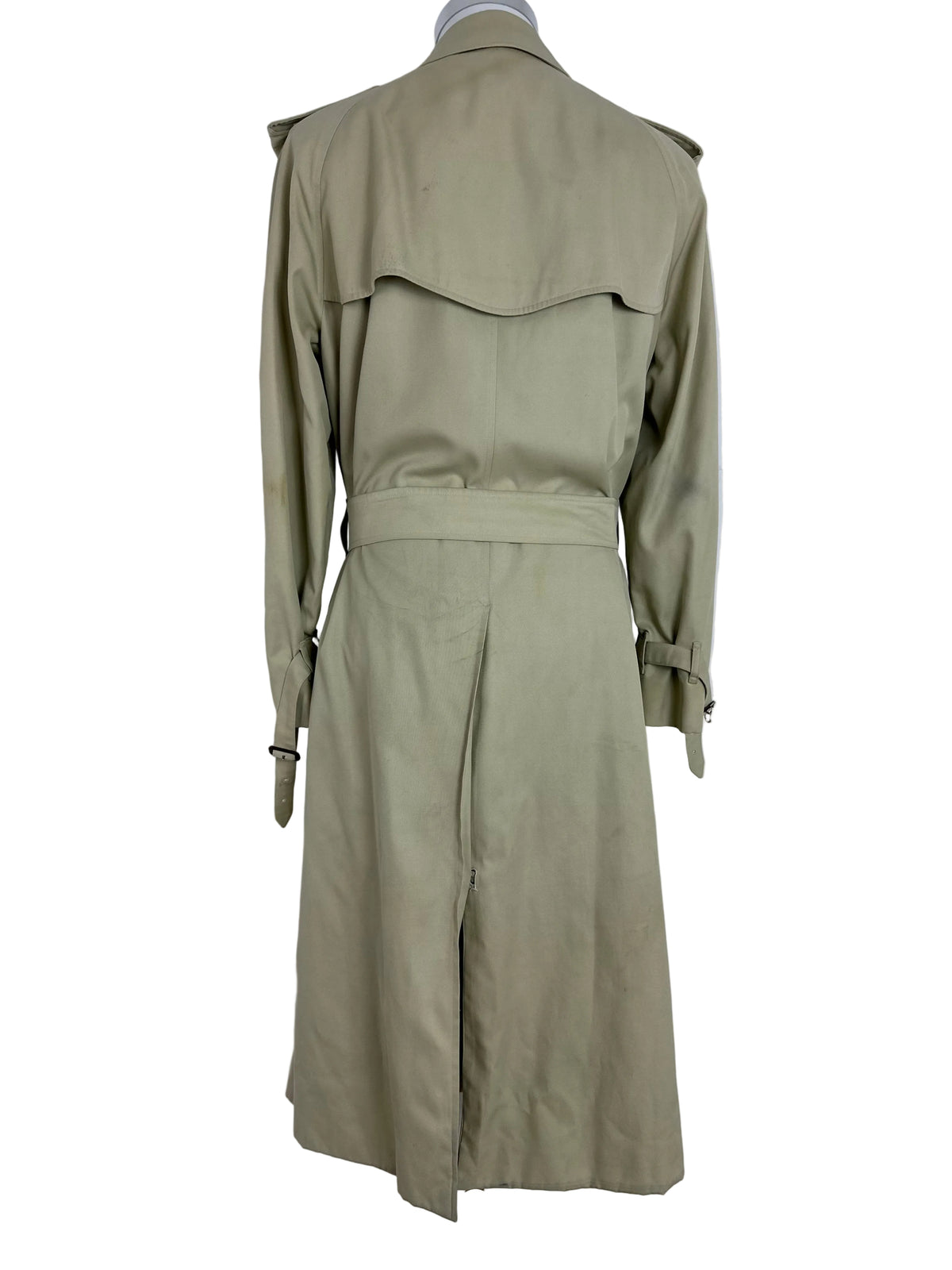 Vintage Burberry Trench Coat Creme Size 50 L