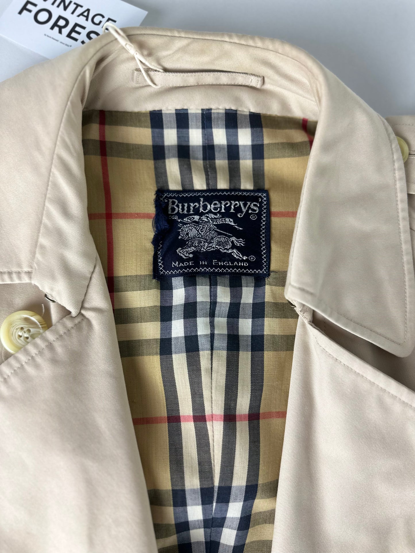 Vintage Burberry Trench Coat Size 6 XXS