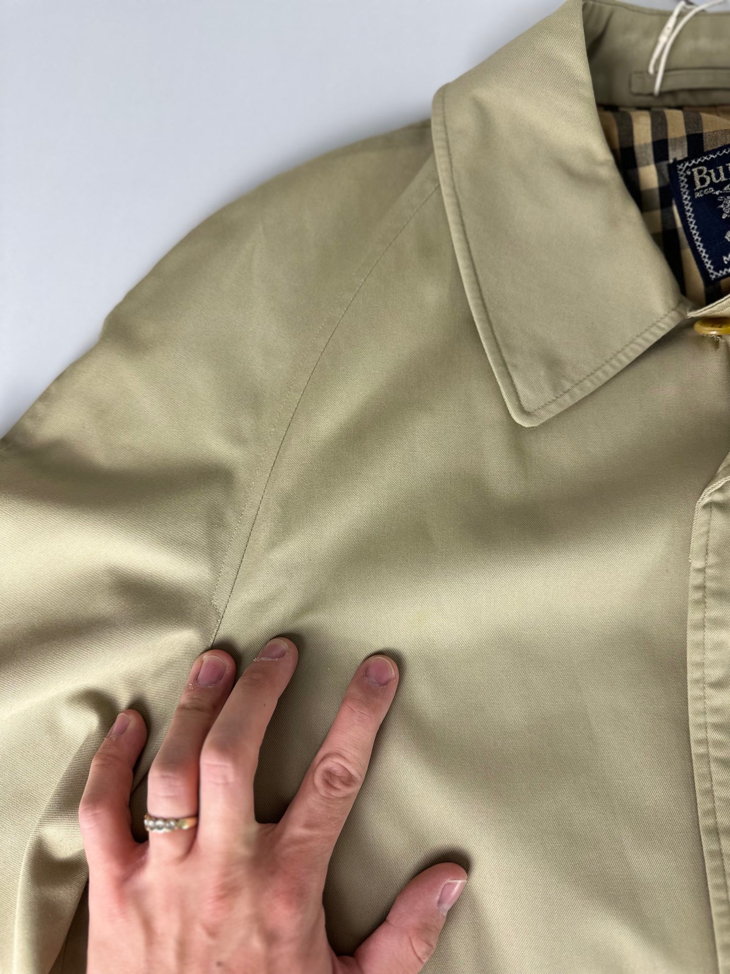 Vintage Burberry Car Coat Size 50 L