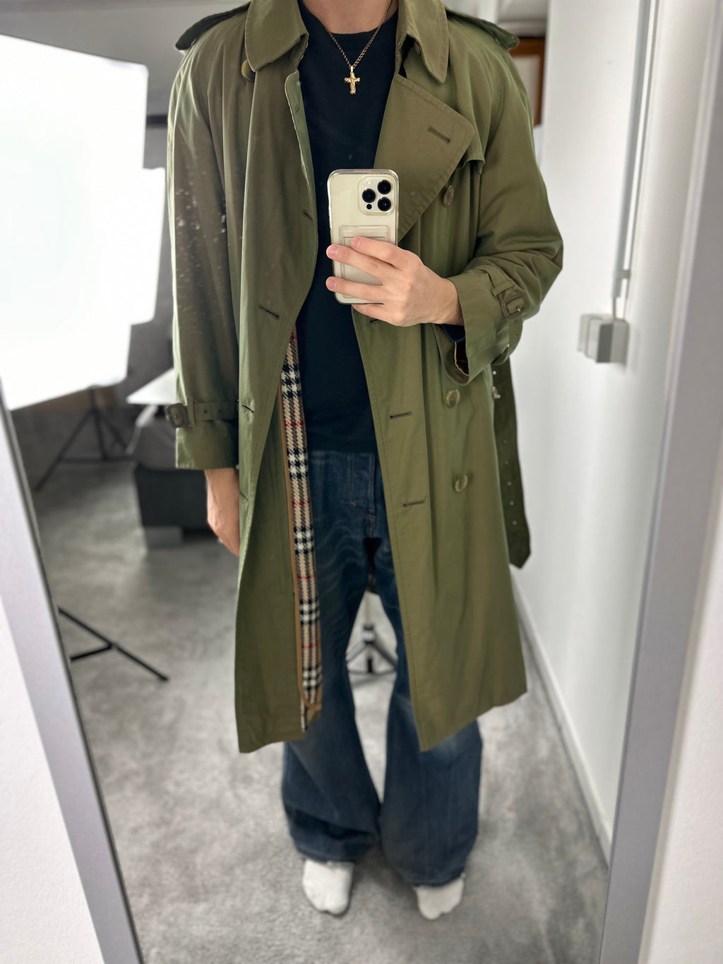 Burberrys Trenchcoat (50/L) including Inlet