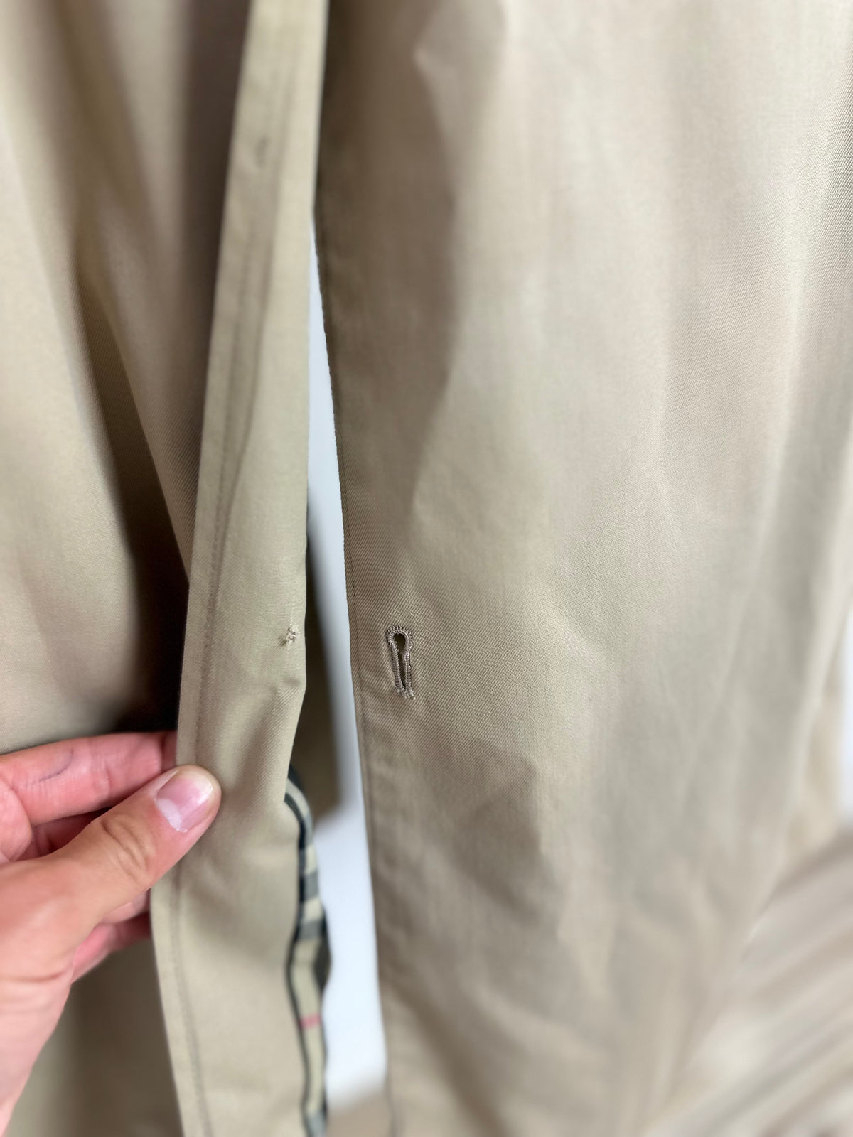 Vintage Burberry Car Coat Beige Size 52 L
