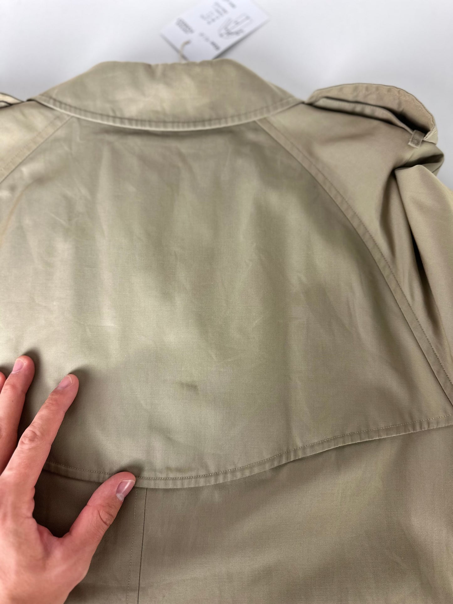 Vintage Burberry Trench Coat Size 12 M