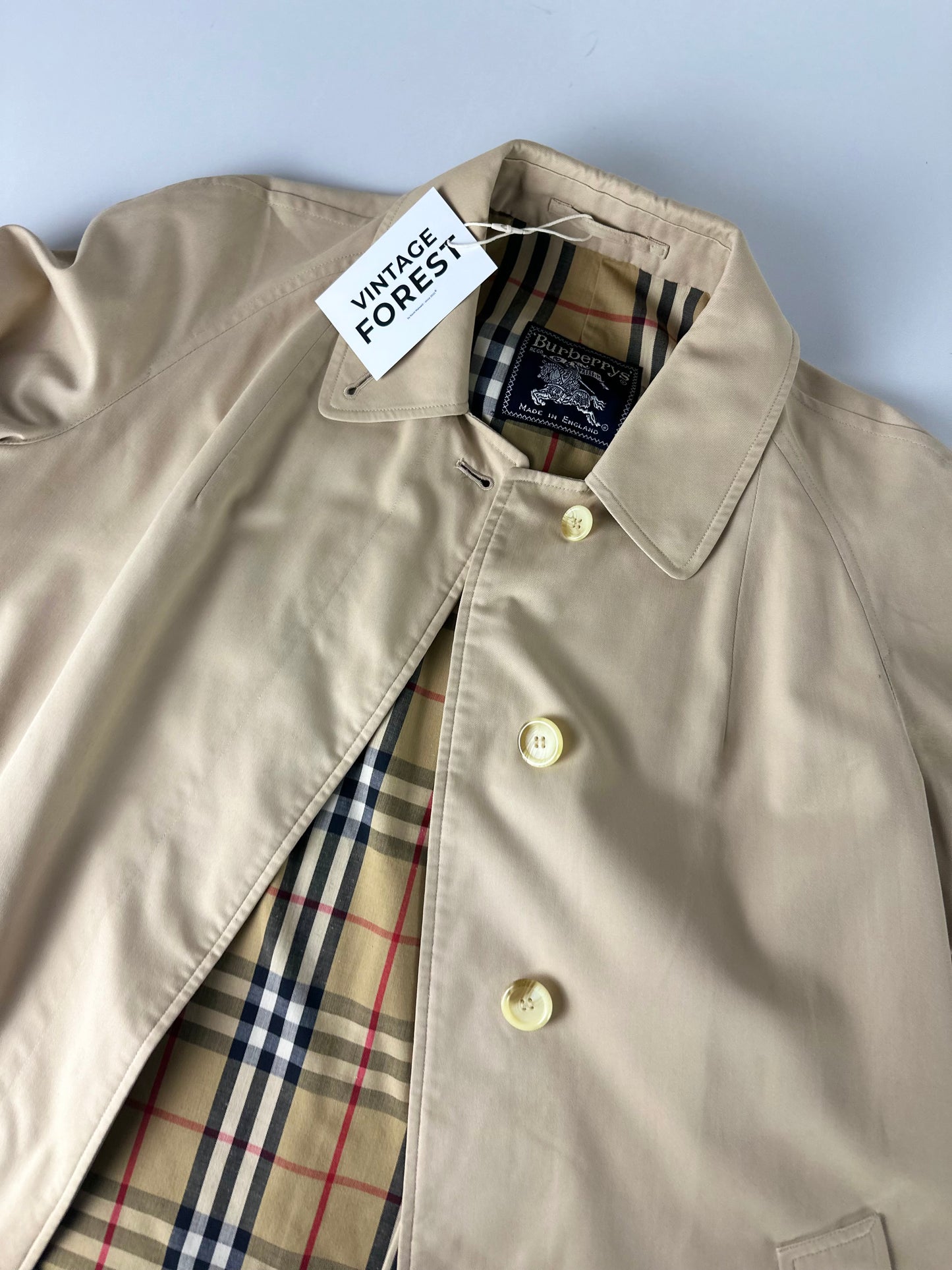 Vintage Burberry Car Coat Size 10 S