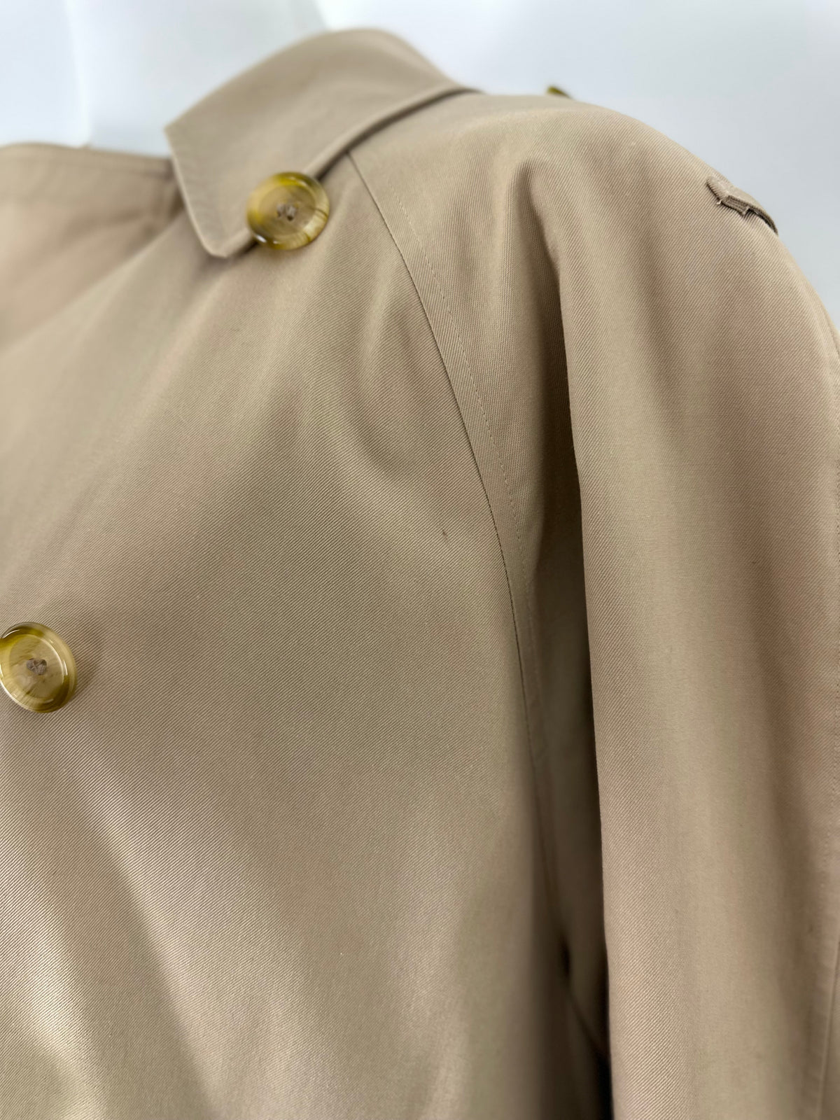 Vintage Burberry Trench Coat Beige Size 16 XL With Lining