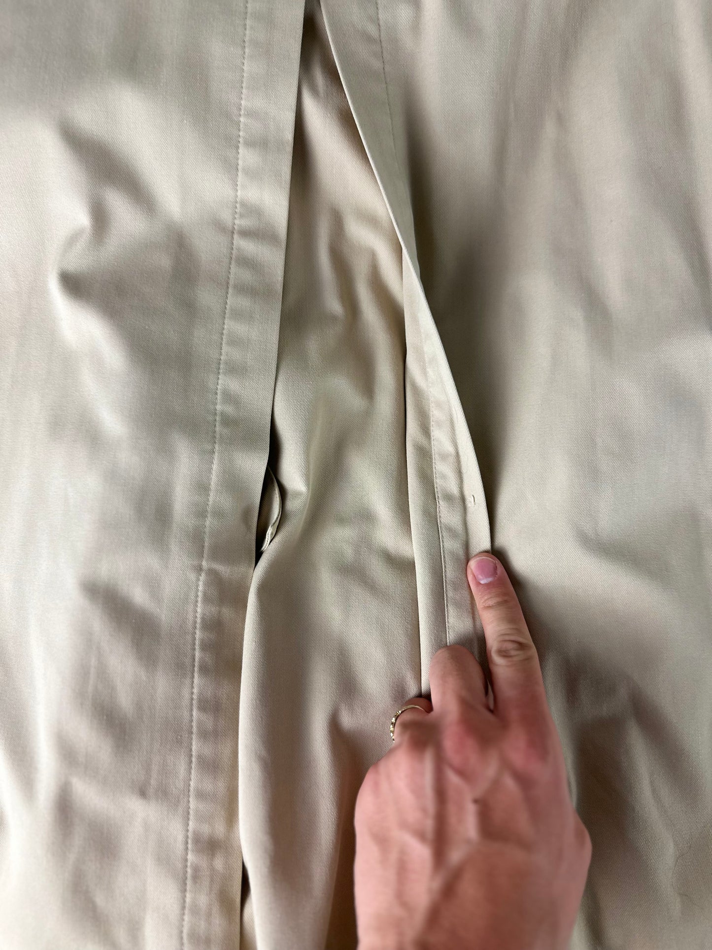 Vintage Burberry Trench Coat Size 12 M