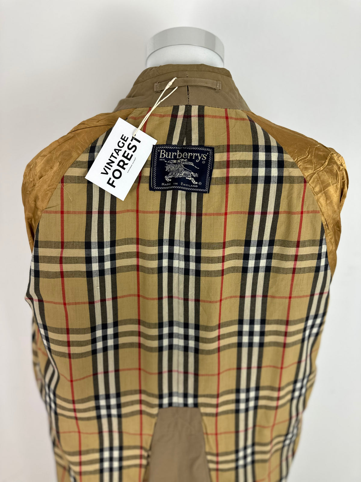Vintage Burberry Trench Coat Beige Size 50 L