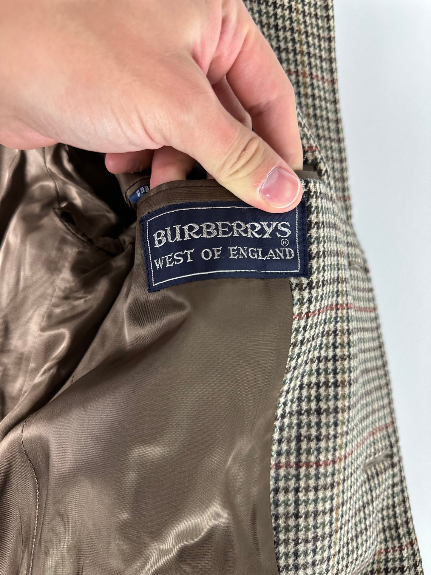 Vintage Burberry Wool Coat Size 46 S
