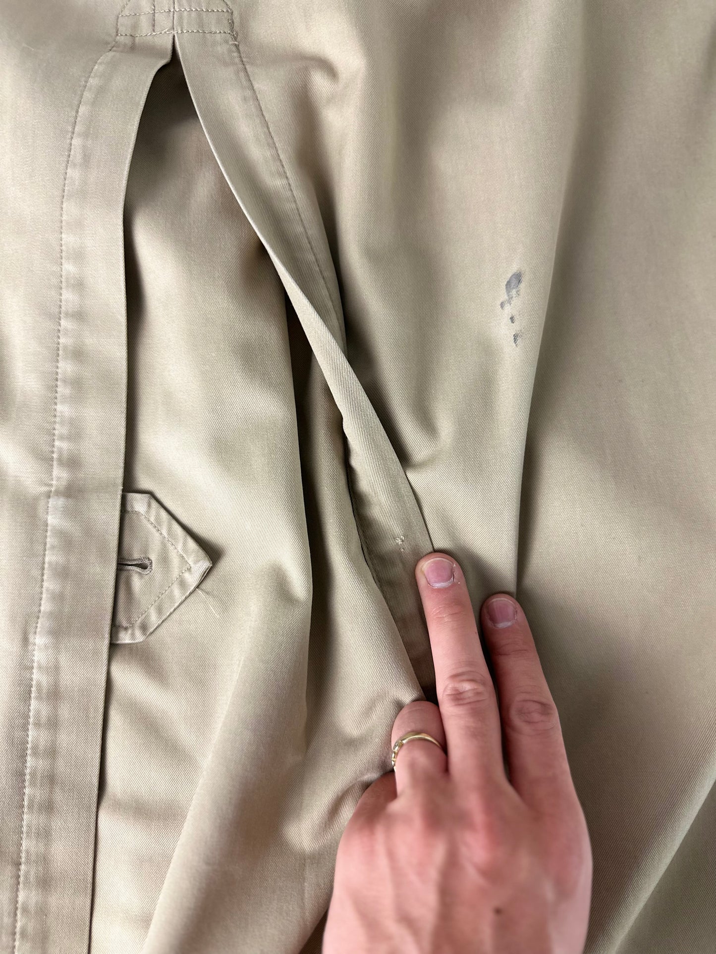 Vintage Burberry Trench Coat Size 50 L